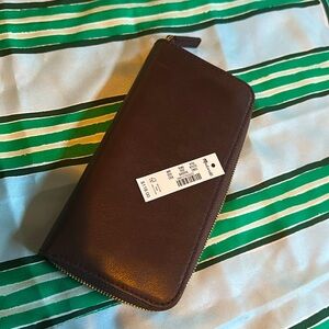 Madewell Brown Leather Wallet- NWT